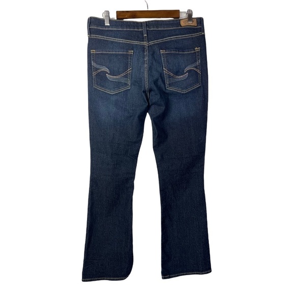 Signature by Levi's Dark Wash Modern Bootcut Jeans 12 S - Picture 3 of 5